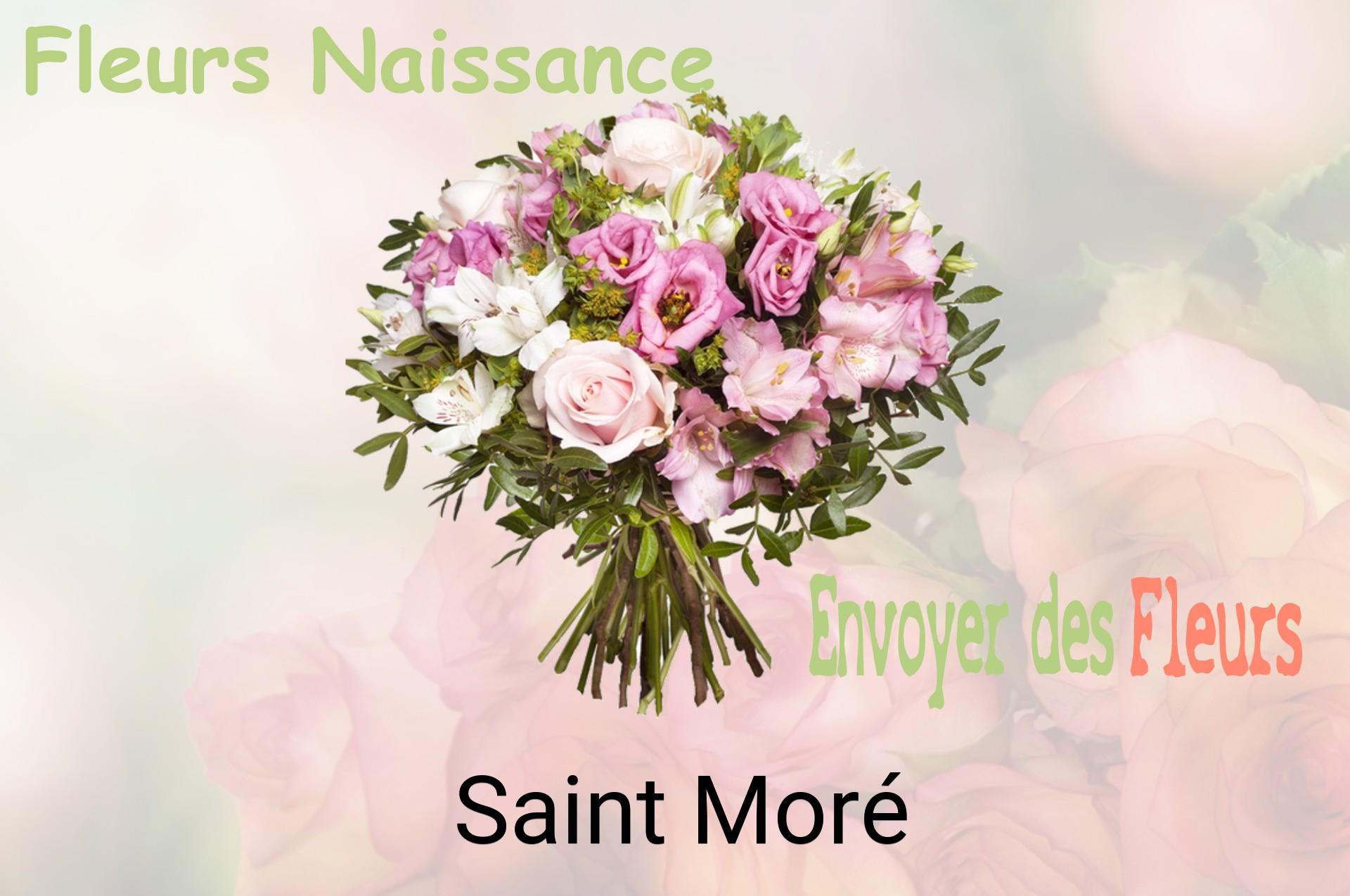 Bouquet de fleurs de naissance livré à Saint-Moré